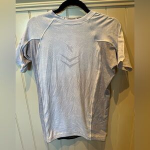 HAVABUSA Boys Size Large White & Grey Short Sleeve Tee Athletic Shirt NWT